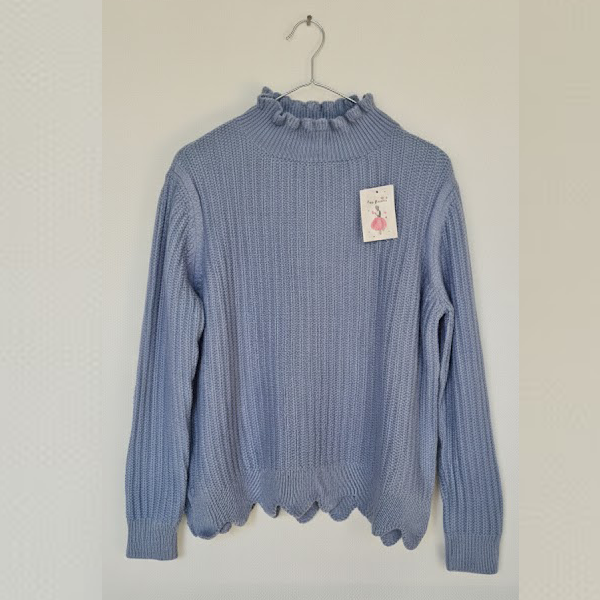 بلوز بافت یقه سه سانتی