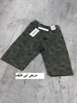 شلوارک جین طرح دار