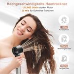 سشوار حرفه ای برند 7magic مدلhb-800 کیت کامل اروپایی