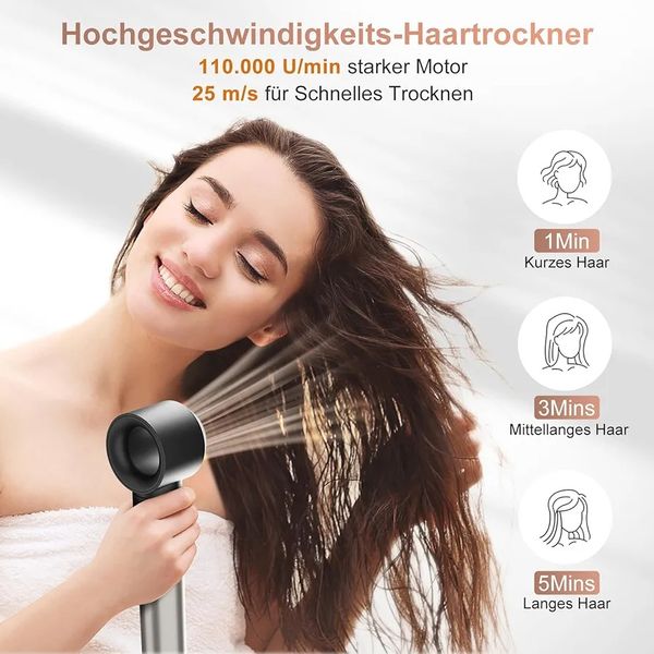 سشوار حرفه ای برند 7magic مدلhb-800 کیت کامل اروپایی