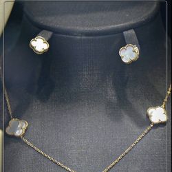 نیم ست ونکلیف سفید