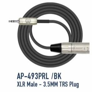 KIRLIN CABLE AP-493PRL/3M (XLR FEMALE-3.5 TRS PLUG)
