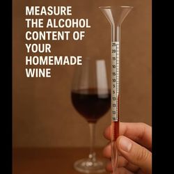 وینومتر شراب | ابزار دقیق اندازهگیری درصد الکل نوشیدنیهای خانگی