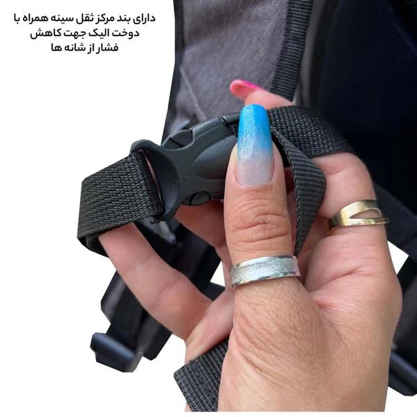 کوله پشتی لپ تاپ مدل MDSS-CH7043 مناسب برای لپ تاپهای تا 16 اینچ