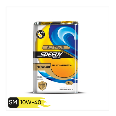 روغن موتور اسپیدی پلاتینیوم 10W40 SM تمام سنتتیک حجم 4 لیتر