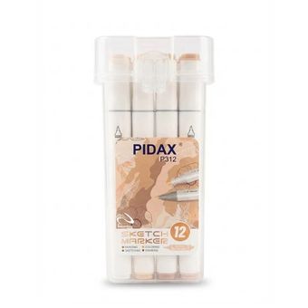 ماژیک راندو پیداکس مدل P312 طیف پوست بسته 12 عددی