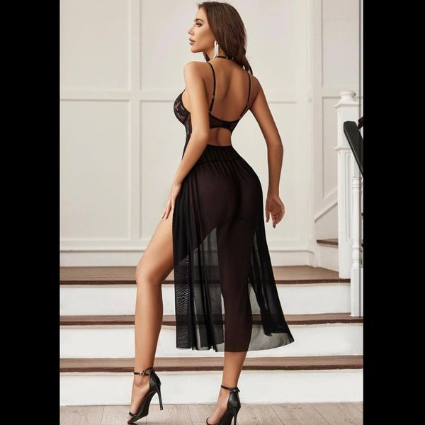 لباس خواب فنردار بلند کد 4923