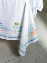رومیزی مادام کوکو مدل Lazule سایز 150x150 سانتیمتر