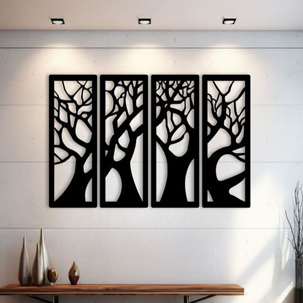 دیوارکوب مدل جنگل سیاه