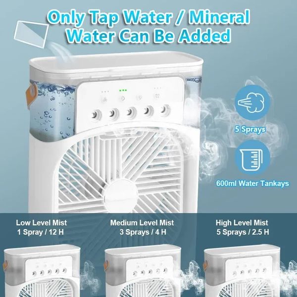 پنکه رومیزی مدل مه پاش 4in1 Air Cooling