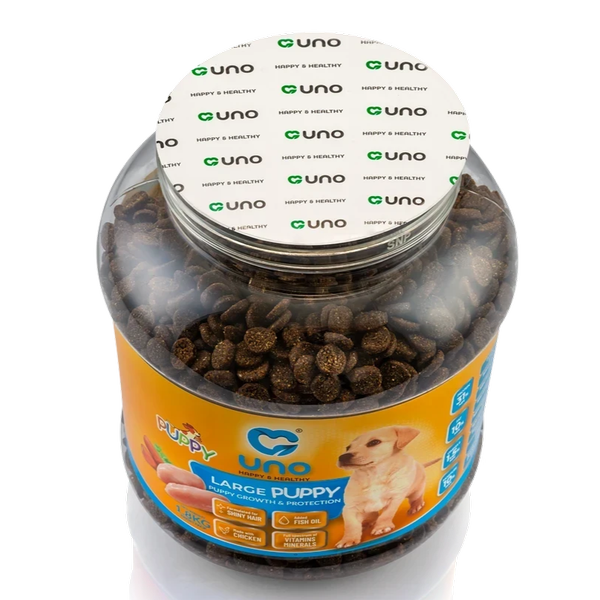 غذای خشک توله سگ اونو مناسب نژاد بزرگ / Uno large puppy dry food