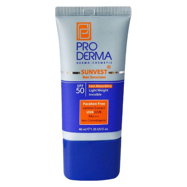 کرم ضدآفتاب مخصوص آقایان پرودرما مدل MEN، حجم 40 میلیلیتر