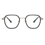 فریم عینک طبی چند ضلعی مدل TJ816C01P81 مناسب برای صورت گرد و بیضی