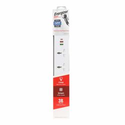 چندراهی برق 5 خانه Energizer مدل EPB2504EU 38W - سفید