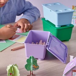 باکس نظم دهنده اقلام کودک ایکیا مدل GLISS  بسته 3 تایی