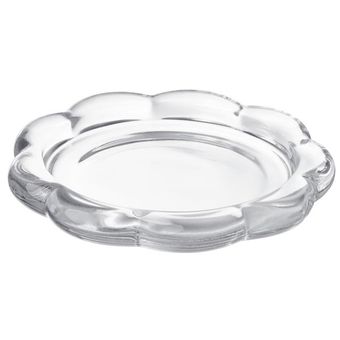 جاشمعی شیشه ای ایکیا سری   white BLADFAGEL قطر 11 سانتیمتر