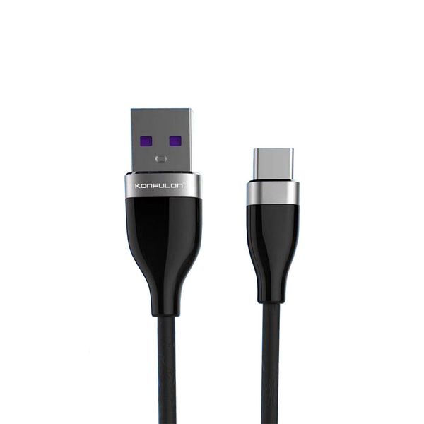 کابل تبدیل USB به USB-C کانفلون مدل S84 طول 1 متر