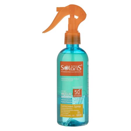 لوسیون دوفازی ضدآفتاب آردن سولاریس مدل Micellar Newgen، حجم 250 میلی‌لیتر