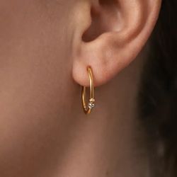 گوشواره Mini Twin Ball ( 0.85 گرم)