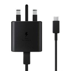 شارژر دیواری 45 وات سامسونگ اورجینال مدل EP-T4510 به همراه کابل تبدیل USB-C