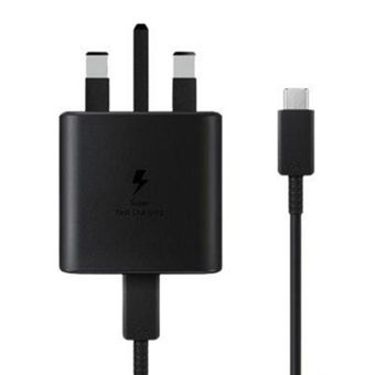 شارژر دیواری 45 وات سامسونگ اورجینال مدل EP-T4510 به همراه کابل تبدیل USB-C