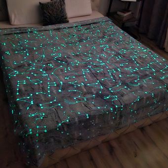پتو مسافرتی مدل شب سایز 210x200 سانتی متر  دونفره