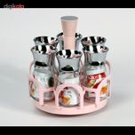 ست جای ادویه 7 پارچه کاپریس کد 12662