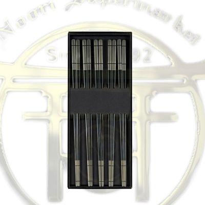 چاپستیک فلزی جفتی طرح 12