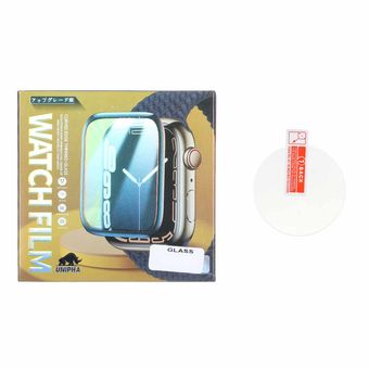 محافظ صفحه شیشه ای سامسونگ واچ Full Cover مدل Watch 4 / Watch 5 / Watch 6 / R870 / R910 / R940 سایز 44 میلیمتری (پک دار)