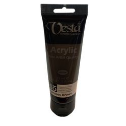 رنگ اکریلیک وستا مدل cupreous brown کد65