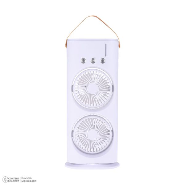 پنکه رومیزی مدل مه پاش دوقلو ایستاده