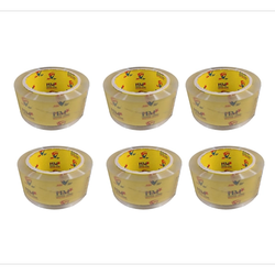 چسب پهن  بیصدا کریستال HM کد 45 بسته 6 عددی