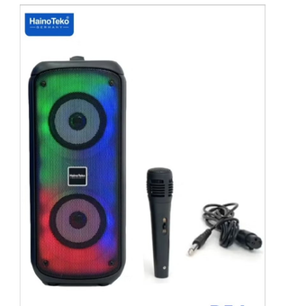 اسپیکر بی‌سیم هاینو تکو مدل Haino Teko P54 با میکروفن و نورپردازی RGB