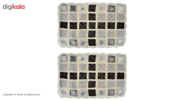 سرویس روتختی شاهو مدل Black Pearl دو نفره 7 تکه