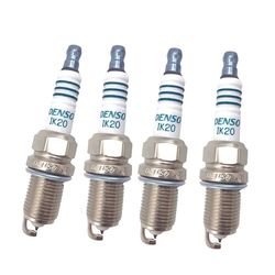 شمع خودرو دنسو مدل دبل ایریدیوم سوزنی TT  IK20 پایه کوتاه ژاپنی کد 4702 تک عددی