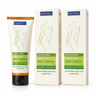 کرم روشن‌کننده و مرطوب‌کننده نواحی حساس نیچرمِد (NatureMed Aloevera Sensitive Area Cream)