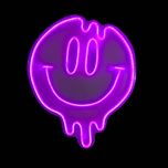 چراغ دیواری طرح نئون لبخند