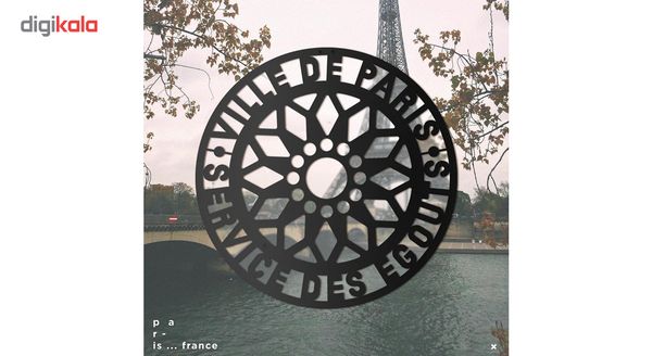 استیکر چوبی هوم لوکس طرح paris