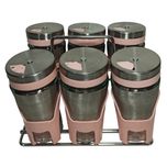 ست جای ادویه 7 پارچه کاپریس مدل پارادایس کد GSP6