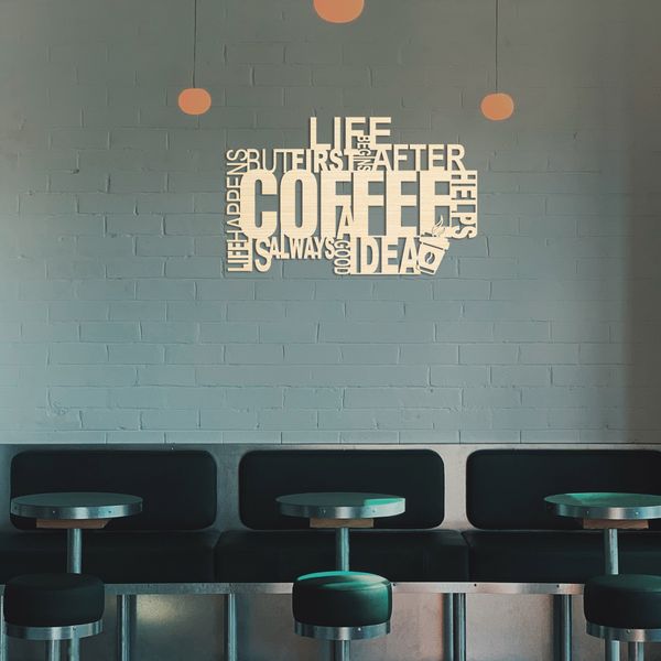 دیوارکوب طرح کافی شاپ کد CS02