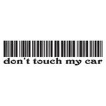 برچسب بدنه خودرو شیپرس طرح DONT TOUCH کد Sd002M