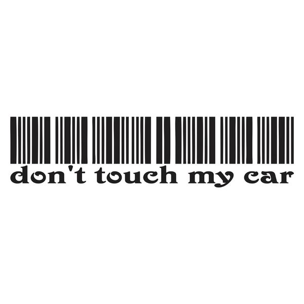 برچسب بدنه خودرو شیپرس طرح DONT TOUCH کد Sd002M