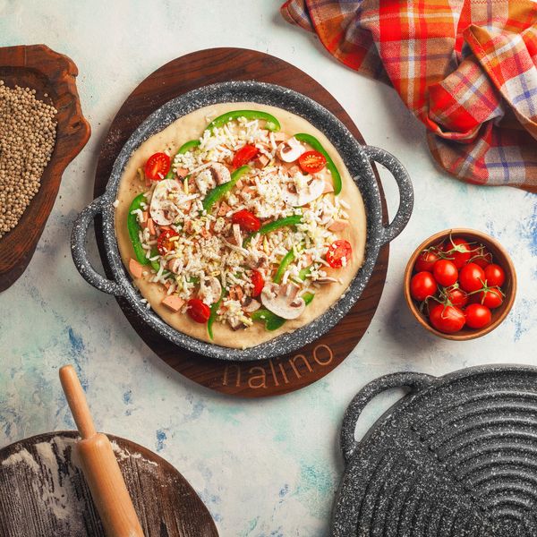 تابه گریل چدن نالینو مدل Padella سایز 26*499