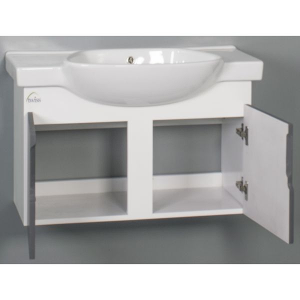 ست کابینت و روشویی توییس مدل tws 1027 به همراه آینه