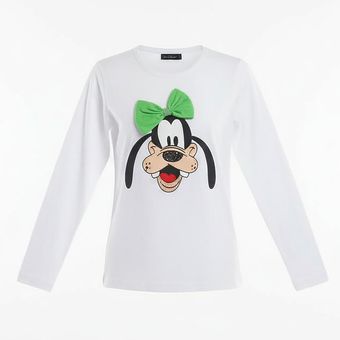 تی‌شرت آستین بلند دخترانه مدل گوفی