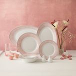 سرویس غذاخوری 28 پارچه چینی زرین ایران سری ایتالیااف مدل Florance 2 درجه عالی