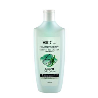 شامپو تقویت کننده بیول مدل 02 مناسب موهای آسیب دیده حجم 400 میلی لیتر