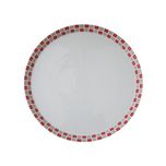 بشقاب غذاخوری زی مدل فرم اس 24 روشان درجه یک بسته شش عددی