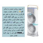 پنکه رومیزی مدل دو فن