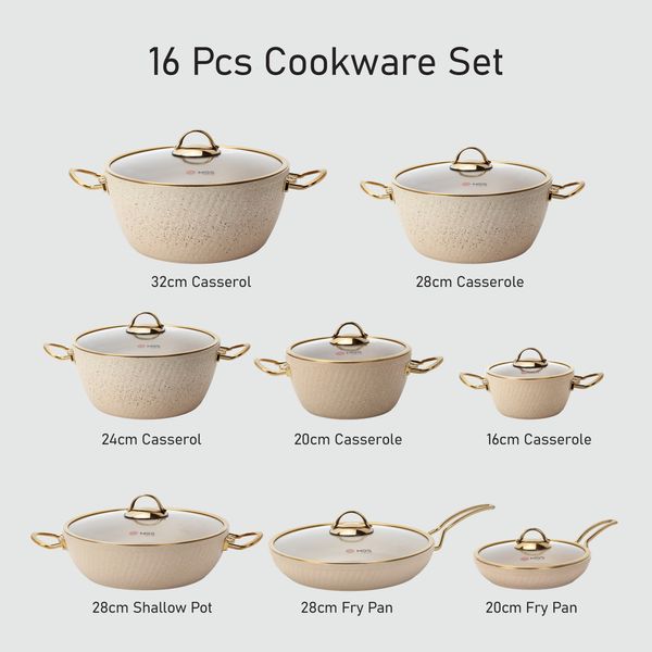 سرویس پخت و پز 16 پارچه ام جی اس کد 800313